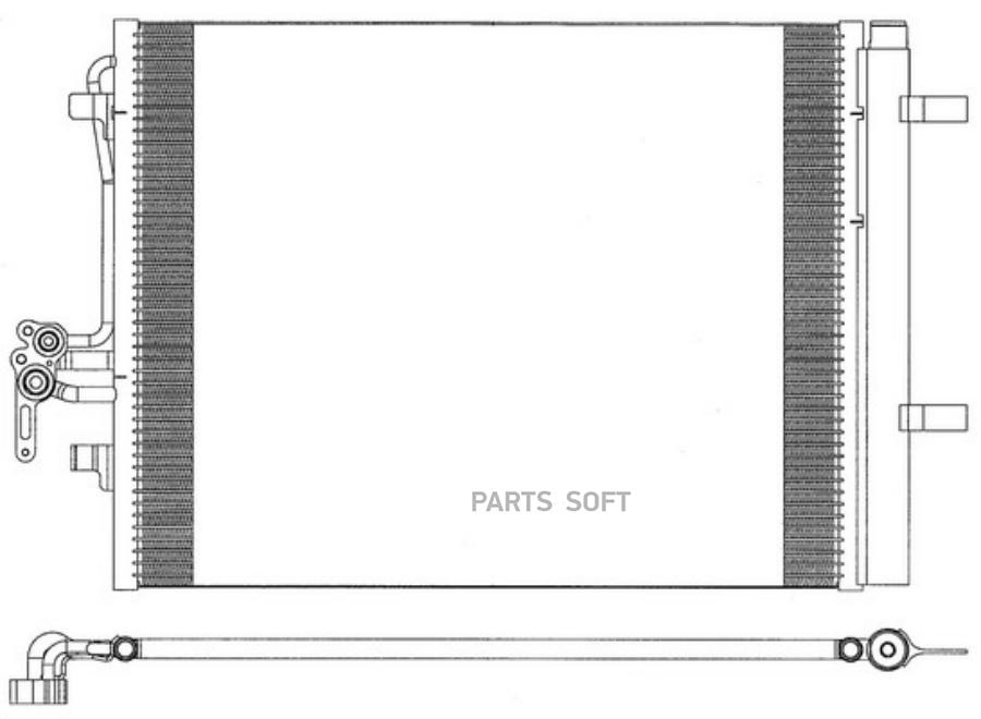 SAKURA 51619802 Конденсер FORD GALAXYMONDEOS-MAX 16T202520D 06- 16423₽