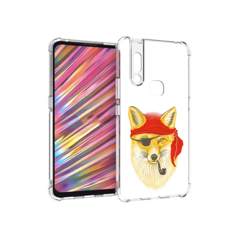 

Чехол MyPads Tocco для Vivo V15 лиса-пират (PT127905.397.440), Прозрачный, Tocco