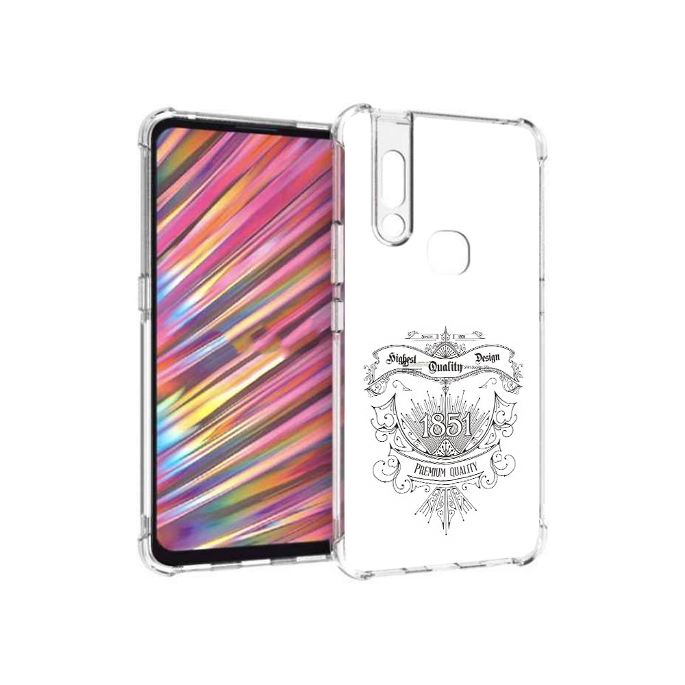 

Чехол MyPads Tocco для Vivo V15 логотип 1851 год (PT127905.397.444), Прозрачный, Tocco