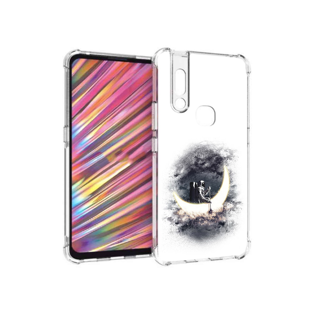 

Чехол MyPads Tocco для Vivo V15 лунный путешественник (PT127905.397.448), Прозрачный, Tocco