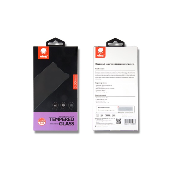 

Защитное стекло Ainy Glass для Xiaomi Redmi 4X 0,33 мм