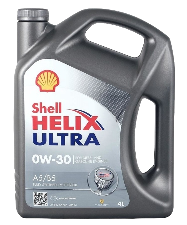 

Моторные масла (автомобильные) Shell Helix Ultra A5/B5 0W-30 4л 1шт