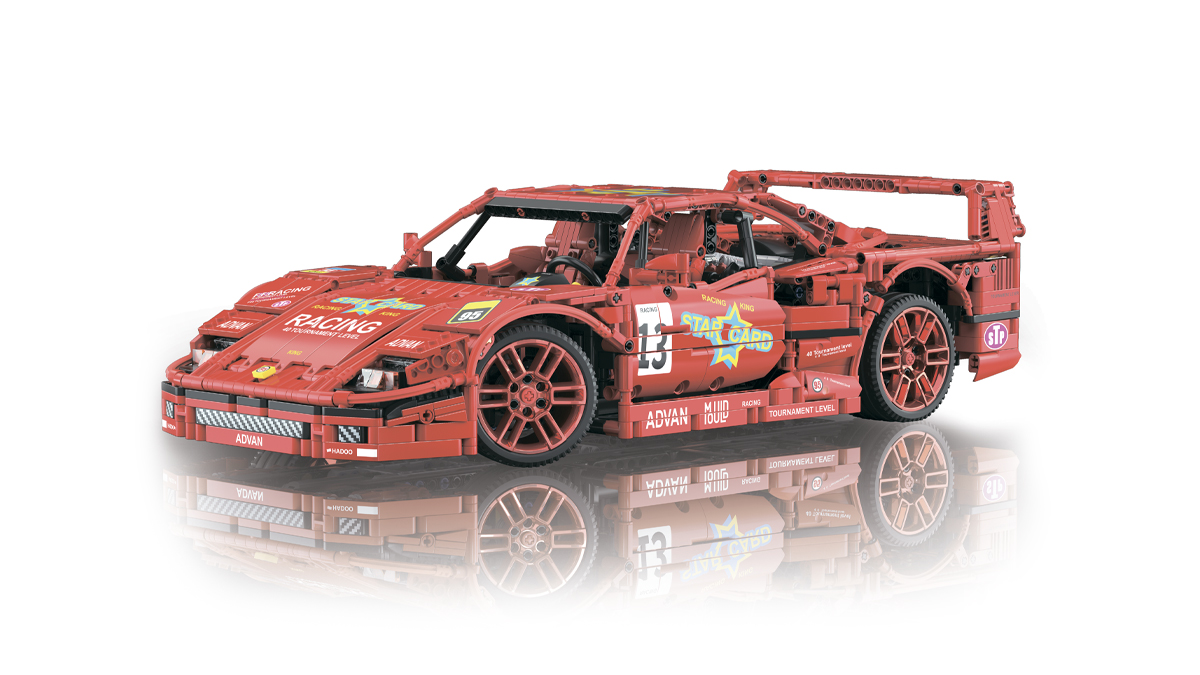 Конструктор спортивный автомобиль Ferrari F40 LM 1:10 Mould King 13095 конструктор lego creator 31100 спортивный автомобиль