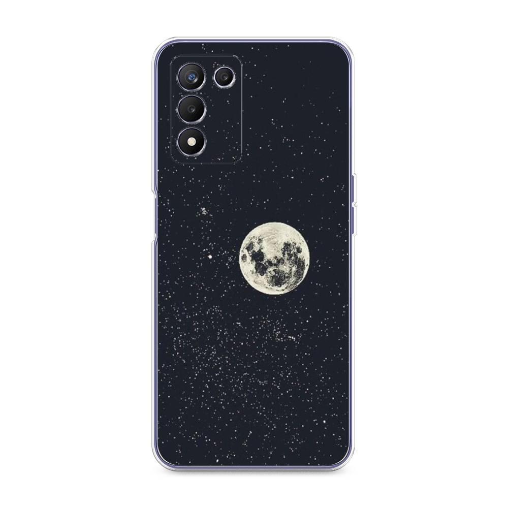 

Чехол на Realme Q3s "Полнолуние", Красный, 257950-2