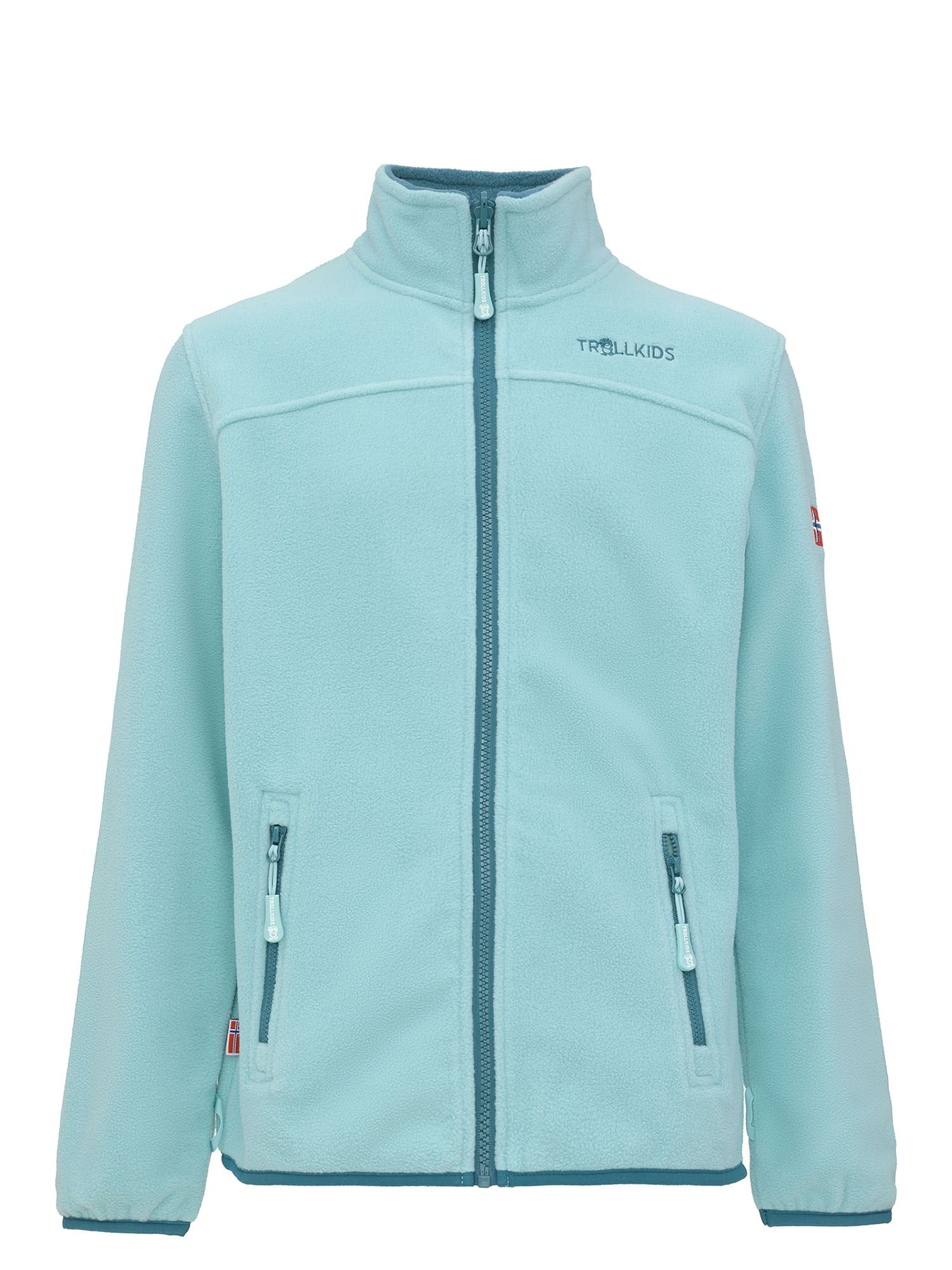 Толстовка детская Trollkids Girls Oppdal Xt Teal/Aqua Рост 110