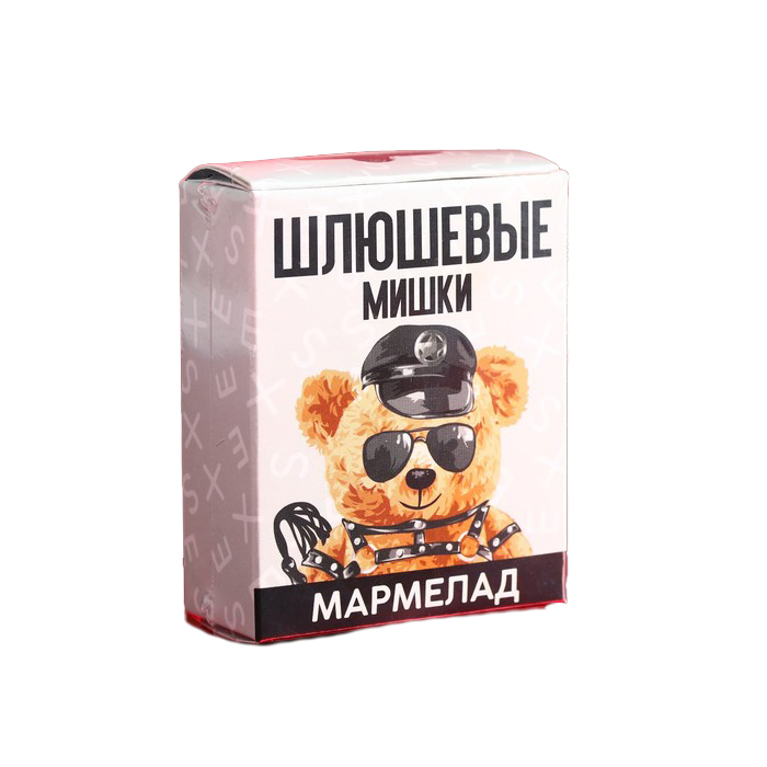 

Мармелад в коробке с европодвесом "Шлюшевые мишки", 50 г.