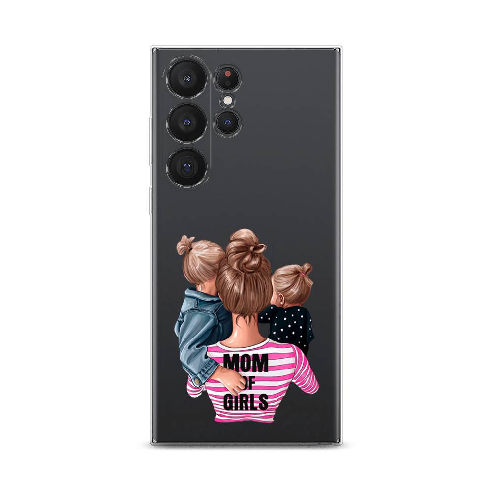

Чехол Awog на Samsung Galaxy S23 Ultra 5G "Mom of Girls", Разноцветный, 2107550-6