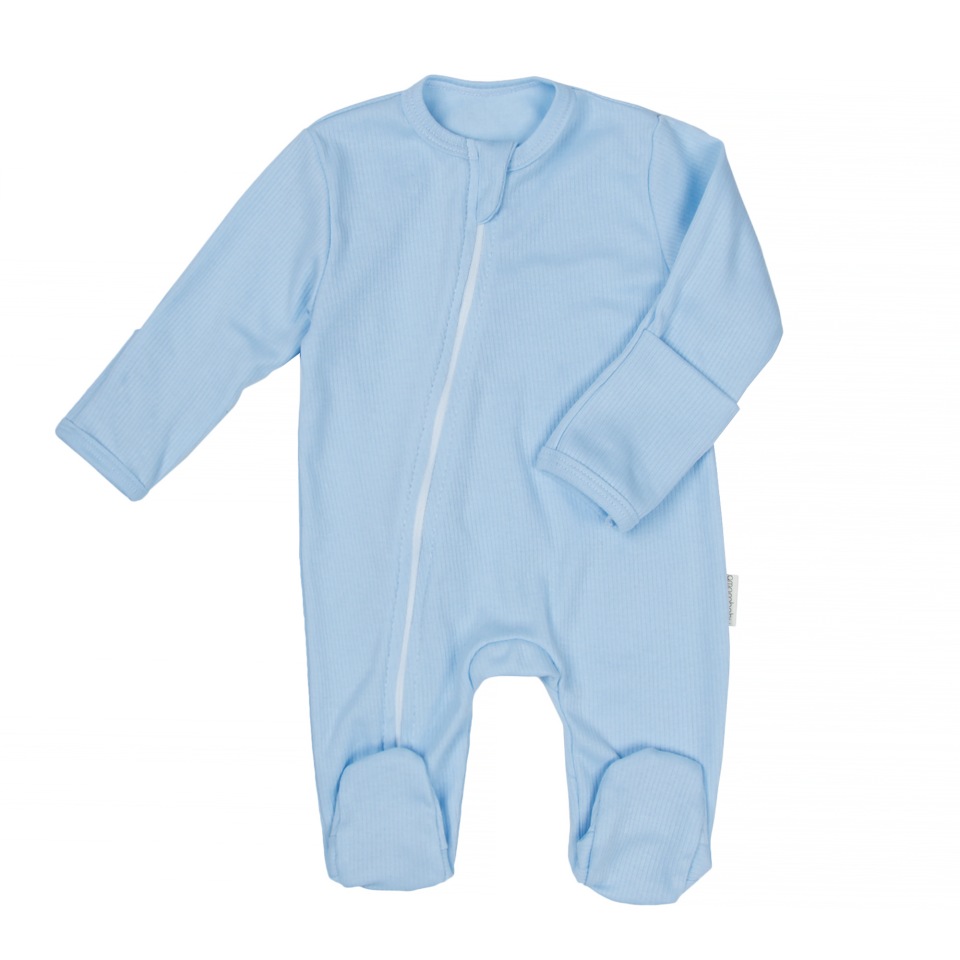 фото Комбинезон (слип) amarobaby fashion, цв. голубой, р. размер 56