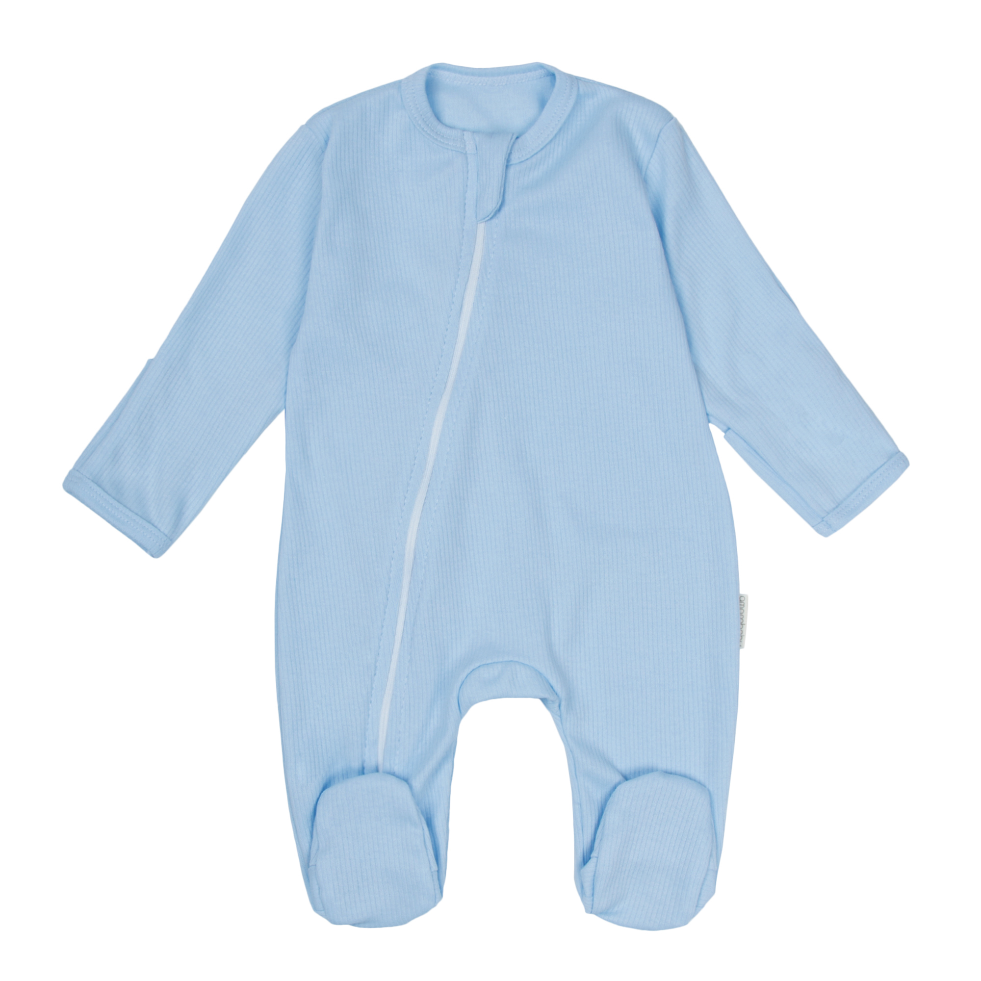 фото Комбинезон (слип) amarobaby fashion, цв. голубой, р. размер 80