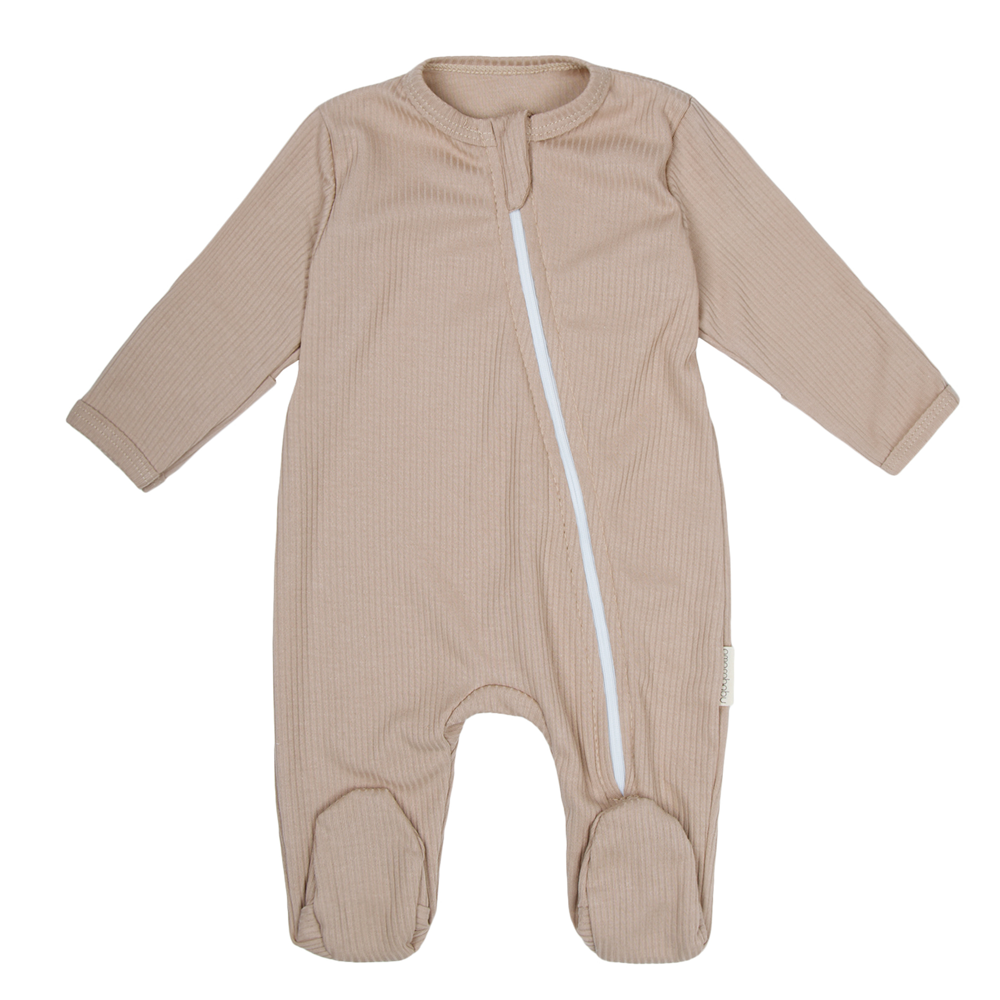 фото Комбинезон (слип) amarobaby fashion, цв. бежевый, р. размер 56