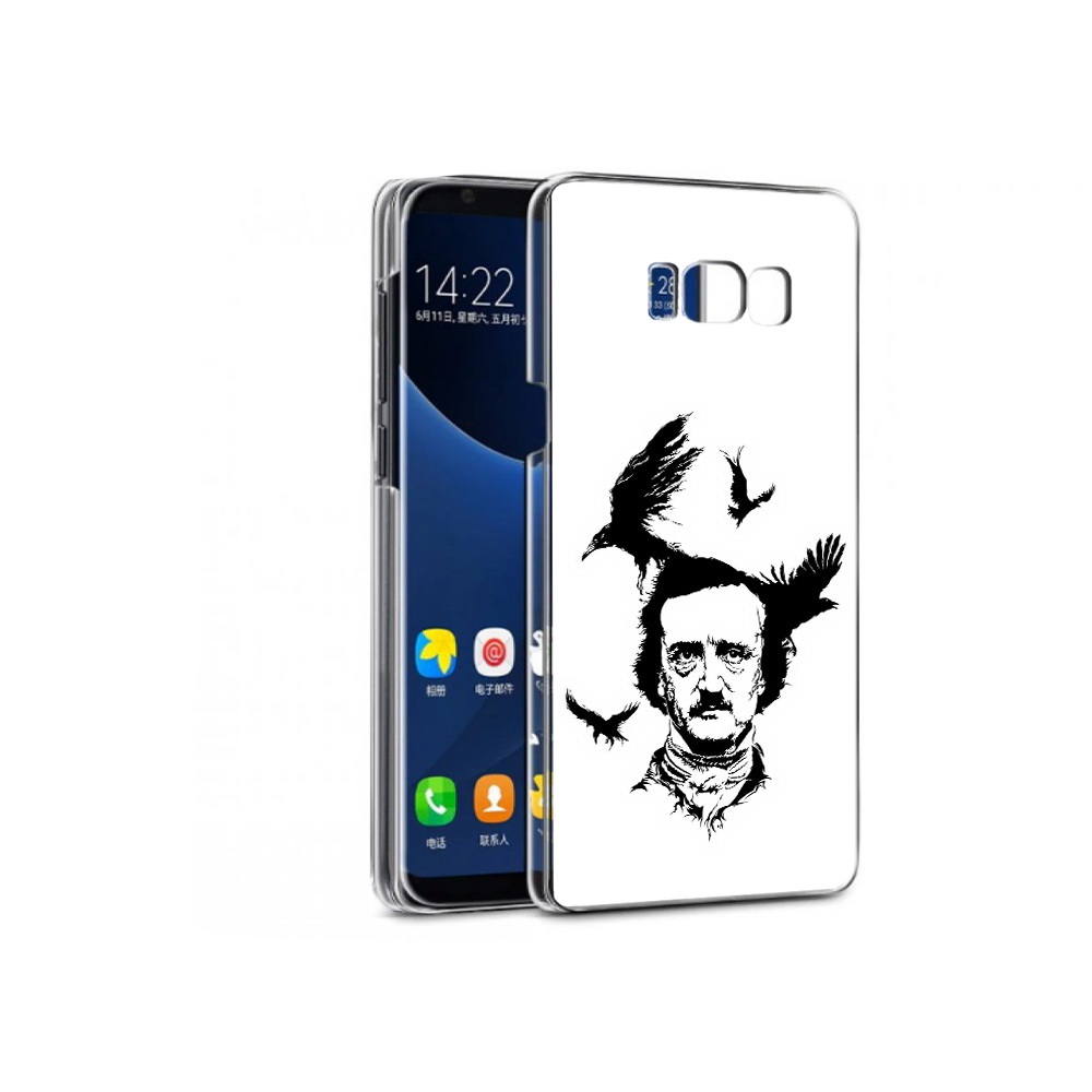 

Чехол MyPads Tocco для Samsung Galaxy S7 Эдгар Аллан черно белый (PT40116.513.204), Прозрачный, Tocco