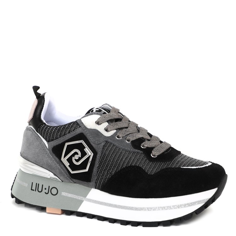 

Кроссовки женские Liu Jo BF3003 черные 37 EU, Черный, BF3003