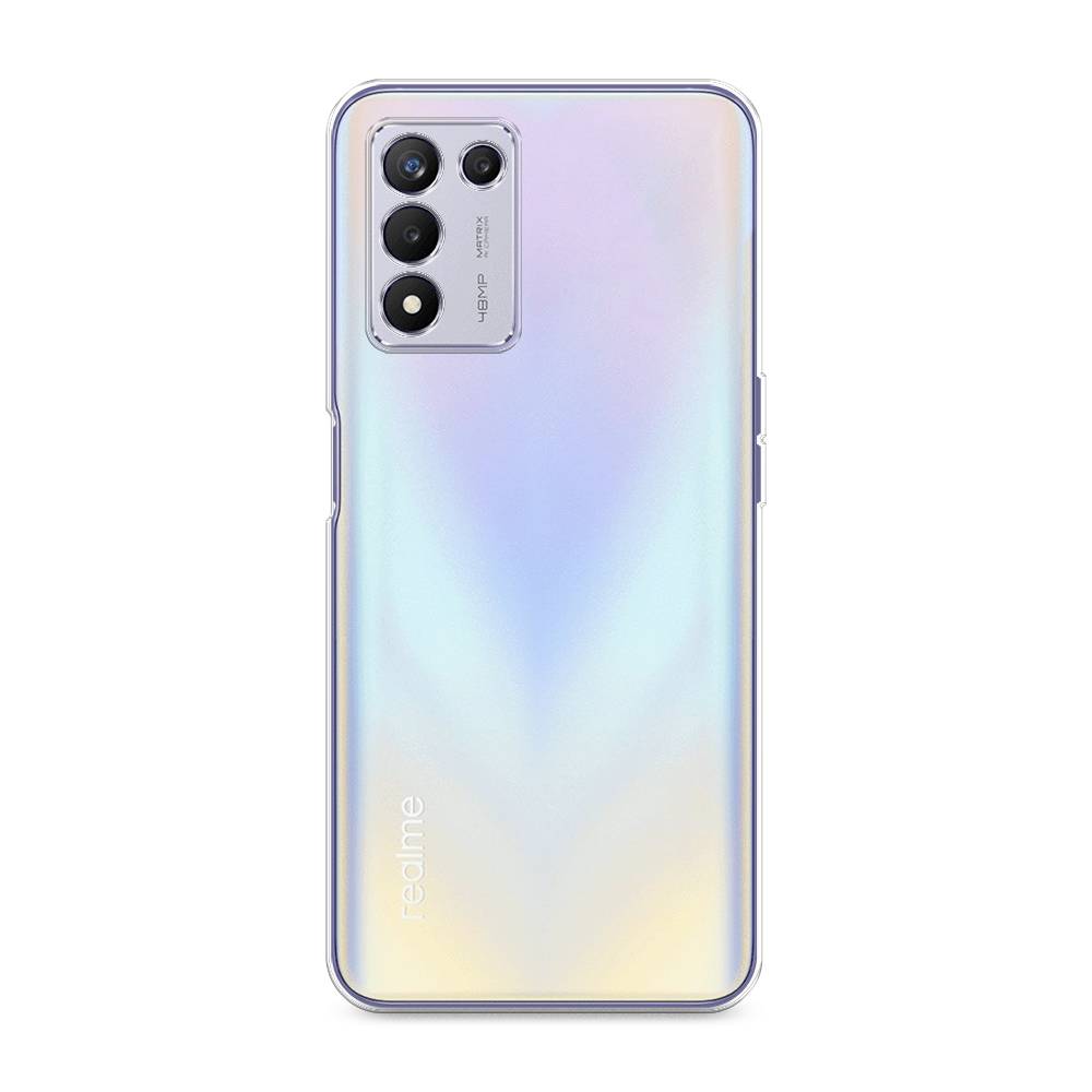 Чехол на Realme Q3s прозрачный