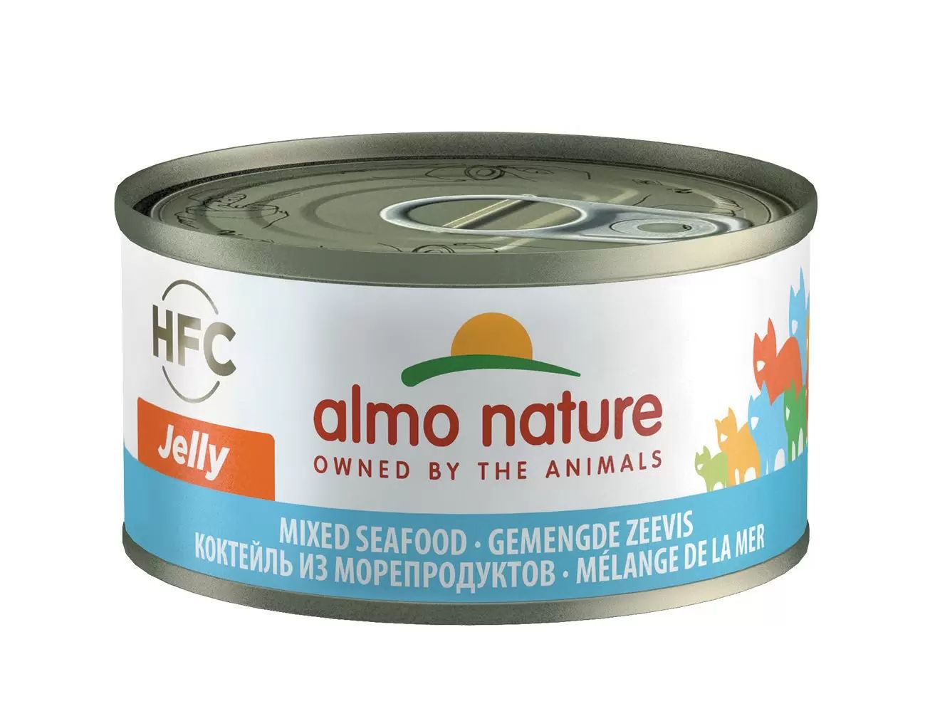 

Влажный корм для кошек ALMO NATURE CAT LEGEND HFC с морепродуктами в желе, 24 шт по 70 г