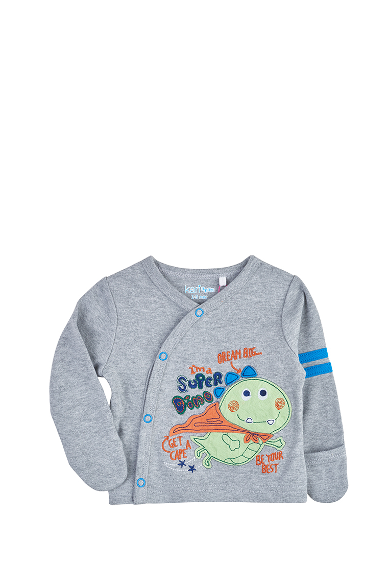 

Распашонка Kari baby AW19B03803109 цв. светло-серый р. 56, AW19B03803109