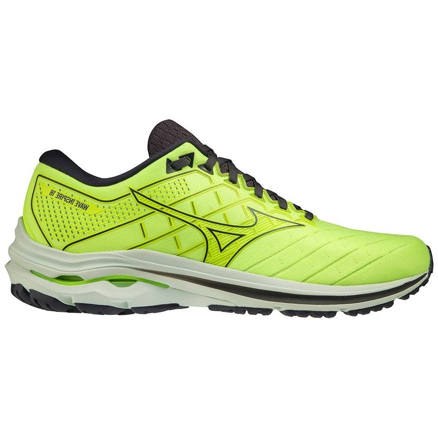 

Кроссовки мужские Mizuno Wave Inspire 18 зеленые 9.5 US, Зеленый, Wave Inspire 18