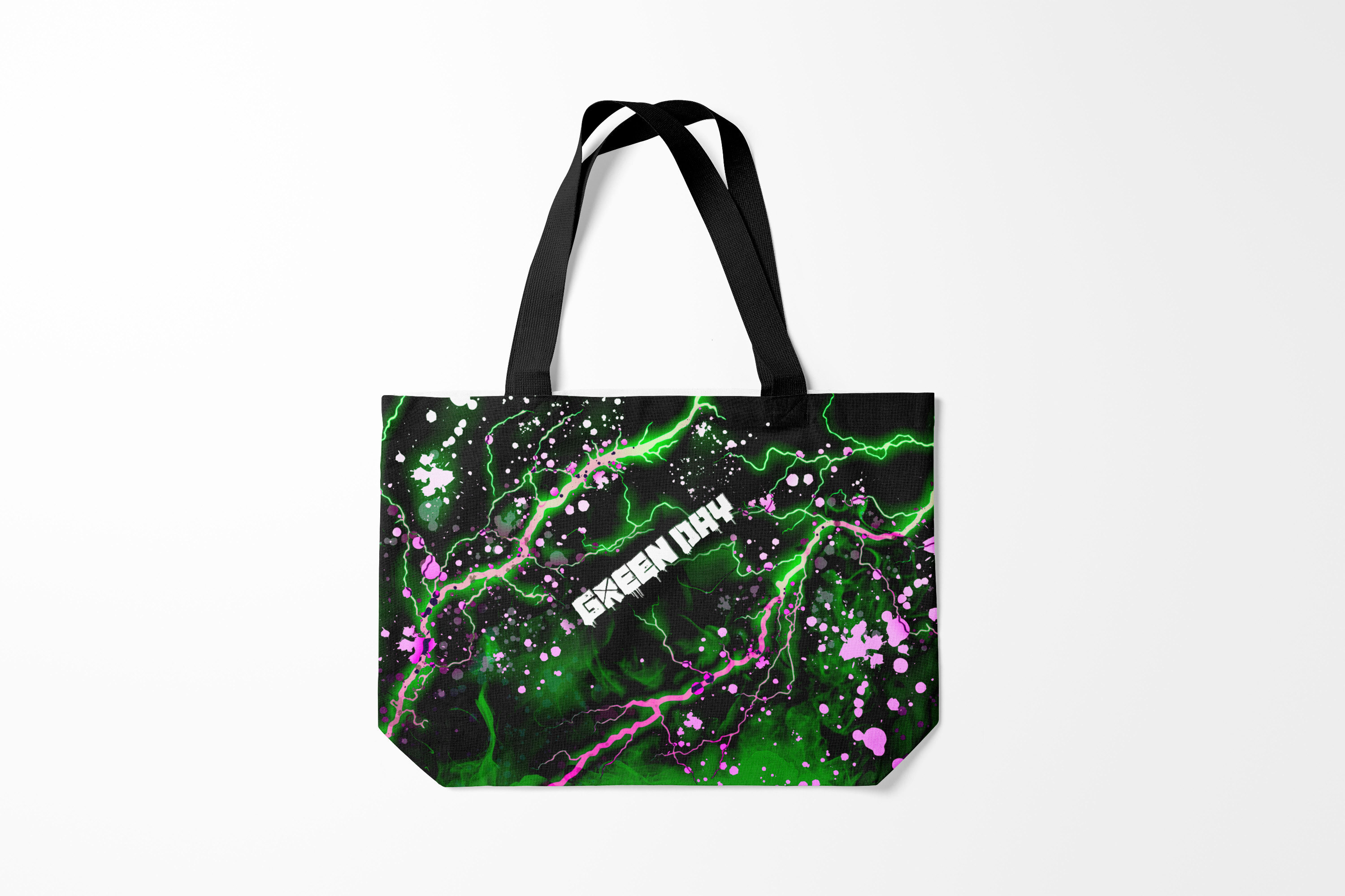 

Сумка шoппер унисекс Burnettie Green Day GreenDay, разноцветный, Green Day GreenDay