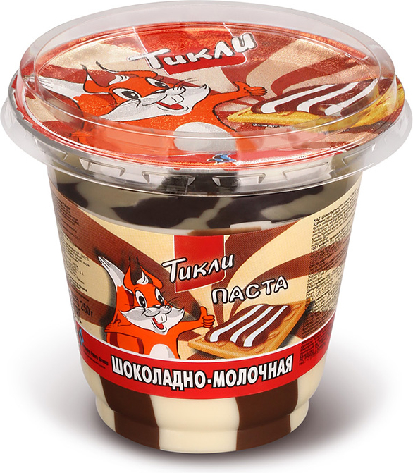 

Паста Тикли шоколадно-молочная 250 г