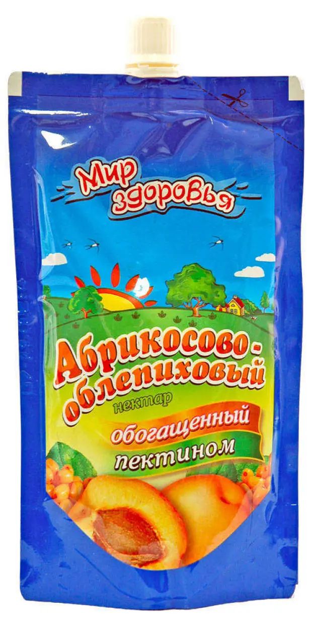 

Нектар Мир Здоровья абрикосово-облепиховый с пектином 200 мл