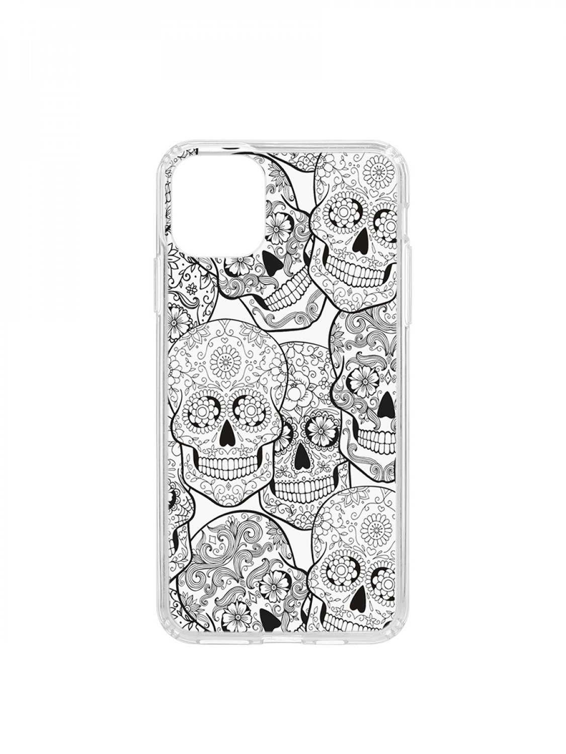 фото Чехол для iphone 11 pro max kruche print skull black кruче