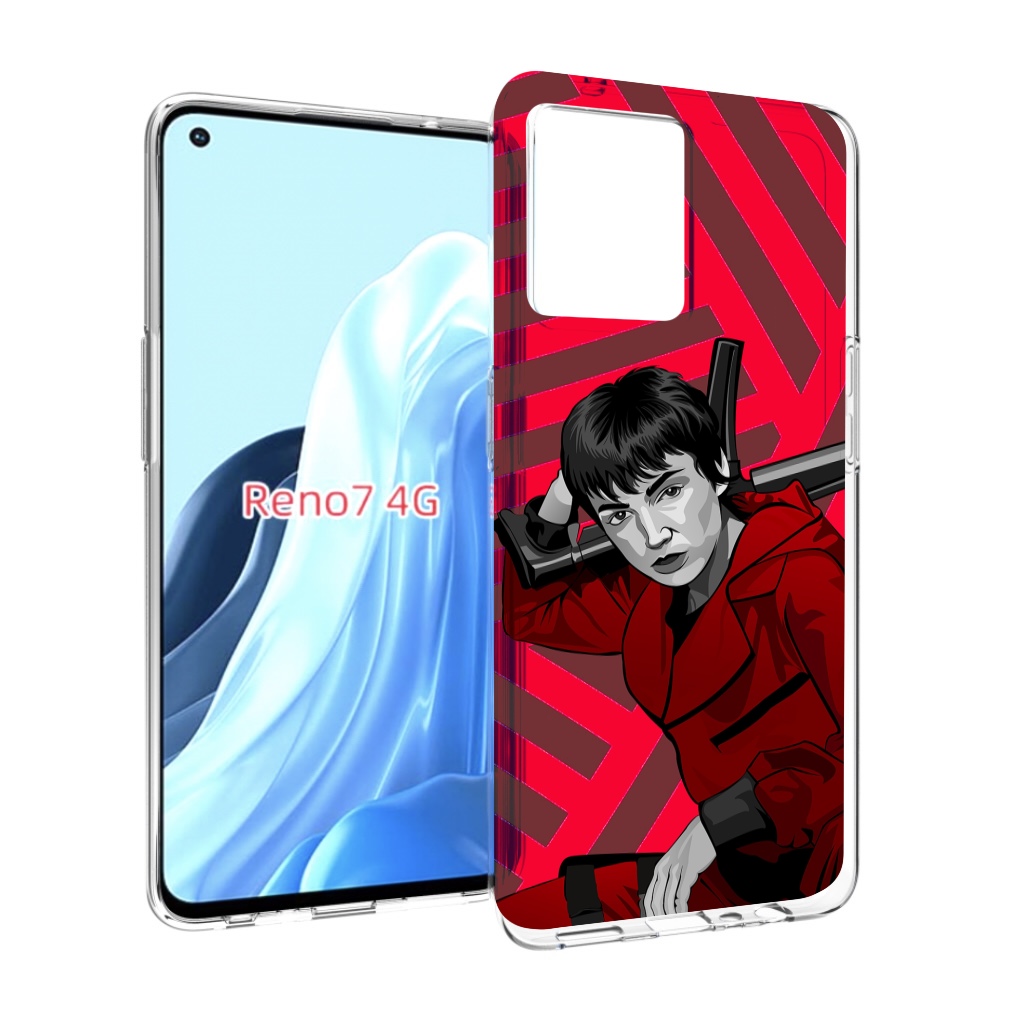 

Чехол MyPads Токио-бумажный-дом для OPPO RENO 7 4G, Прозрачный, Tocco