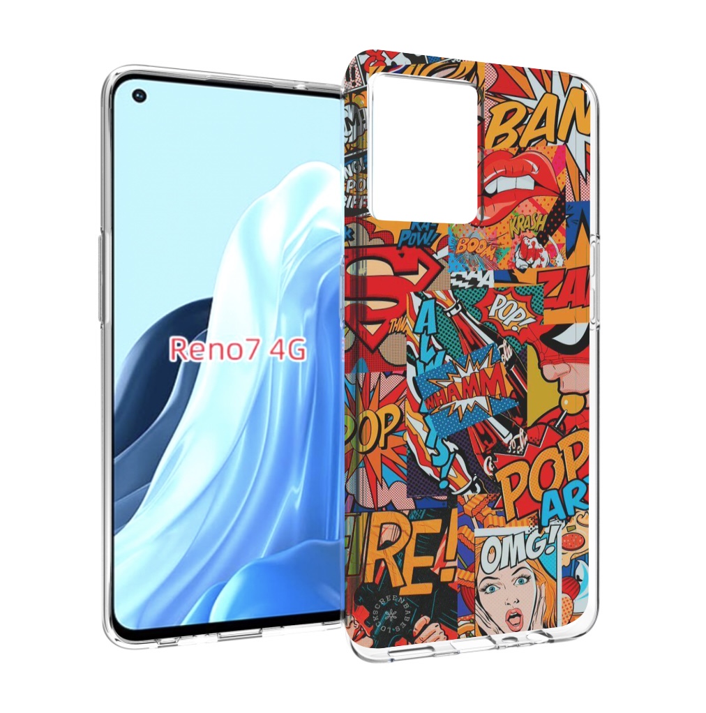 

Чехол MyPads Фон для OPPO RENO 7 4G, Прозрачный, Tocco