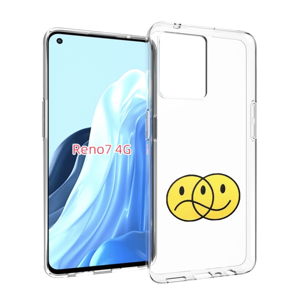 

Чехол MyPads Хиппи для OPPO RENO 7 4G, Прозрачный, Tocco