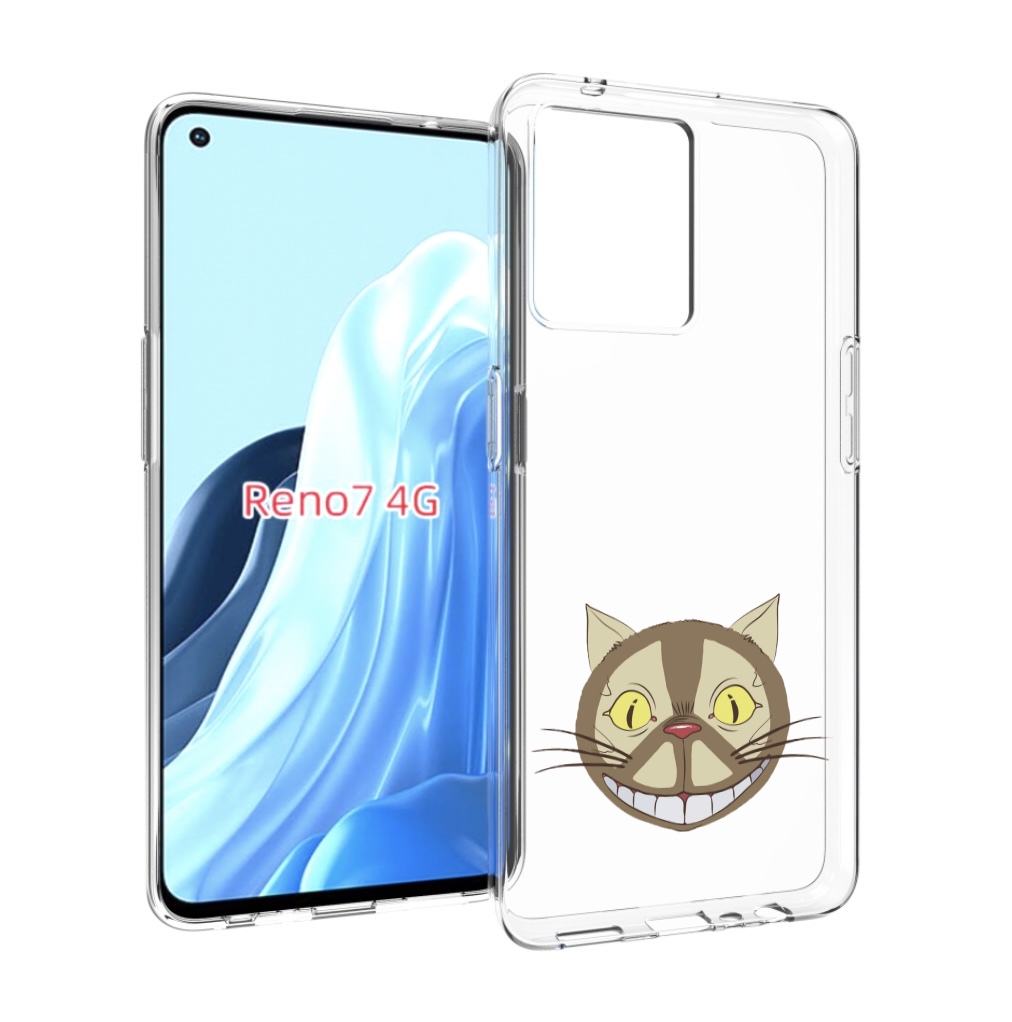 

Чехол MyPads Чеширский кот для OPPO RENO 7 4G, Прозрачный, Tocco