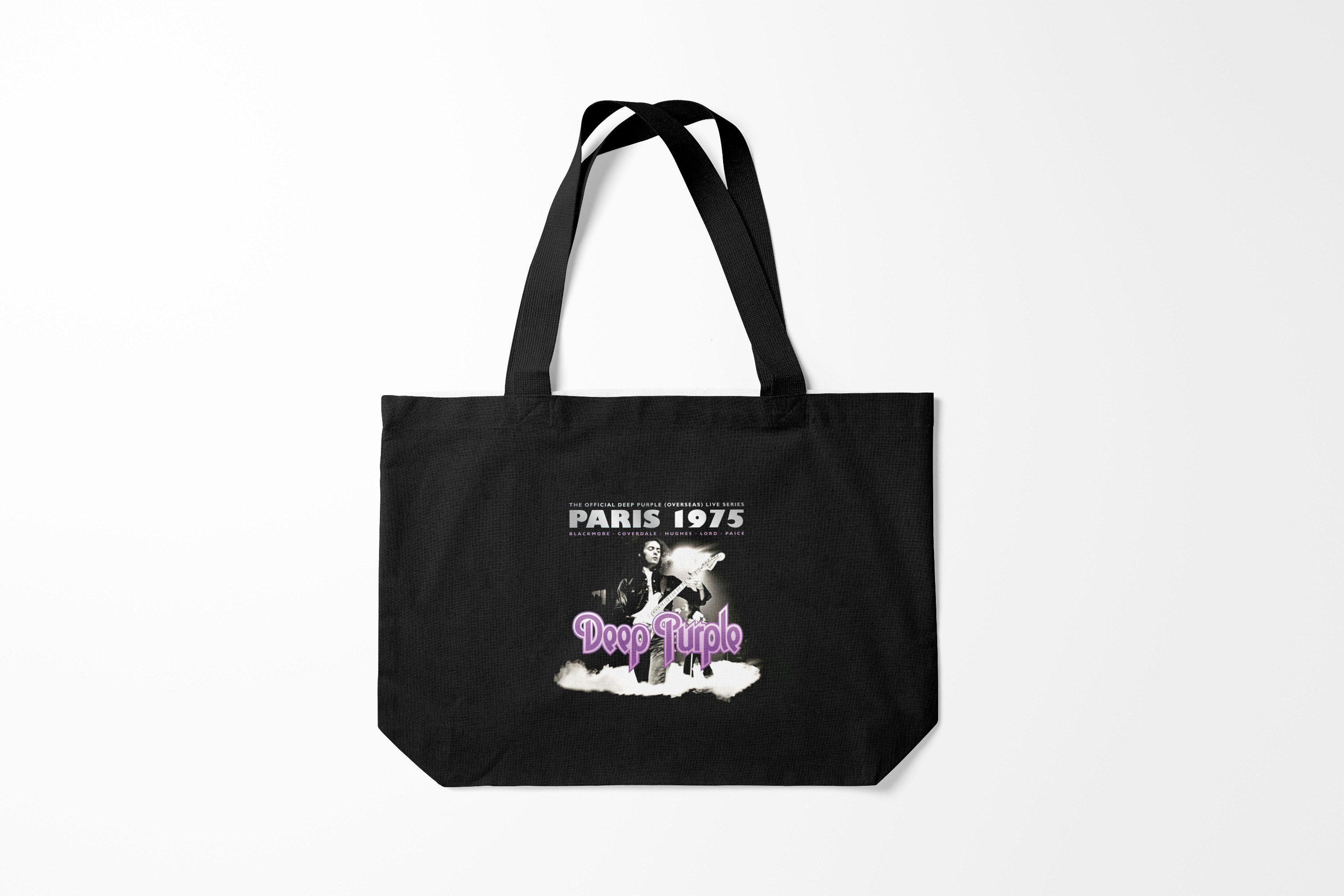 

Сумка шoппер унисекс Burnettie Deep Purple Paris 1975, черный, Deep Purple Paris 1975