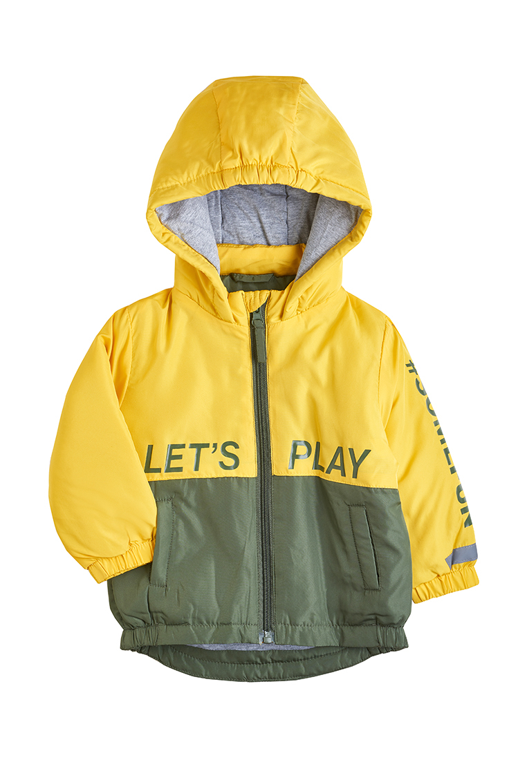 Куртка детская Kari baby SS22B028 цв. желтый, хаки р. 80
