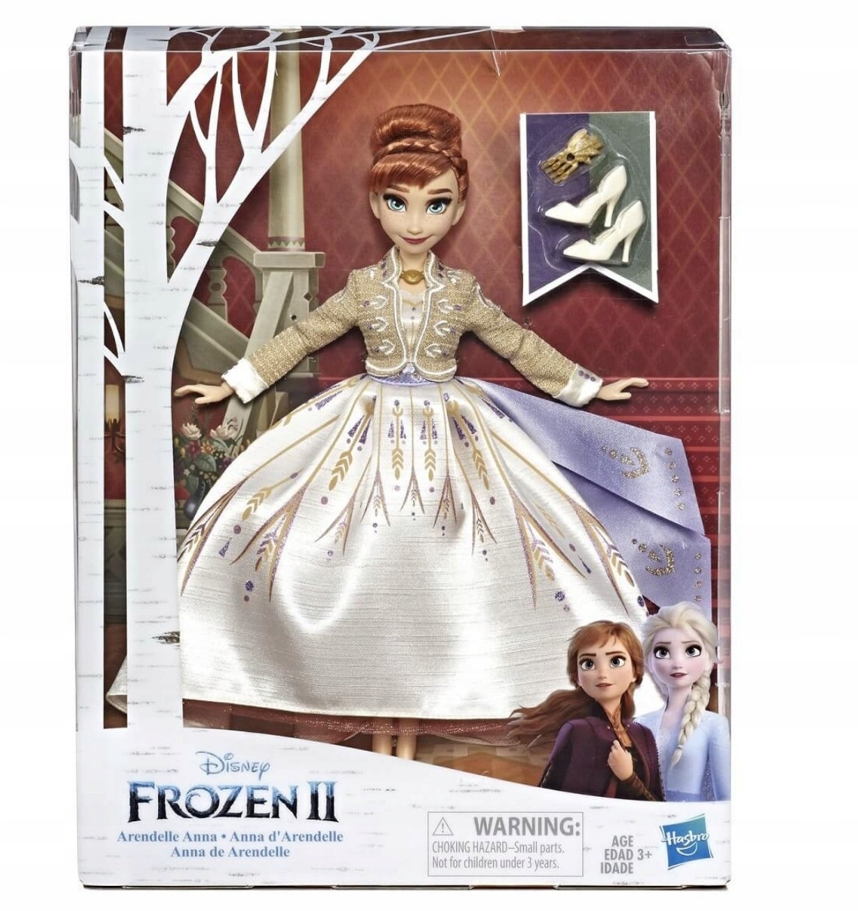 Кукла Disney Frozen Анна Холодное сердце в роскошном платье Deluxe кукла mattel disney frozen холодное сердце поющая анна hlw56