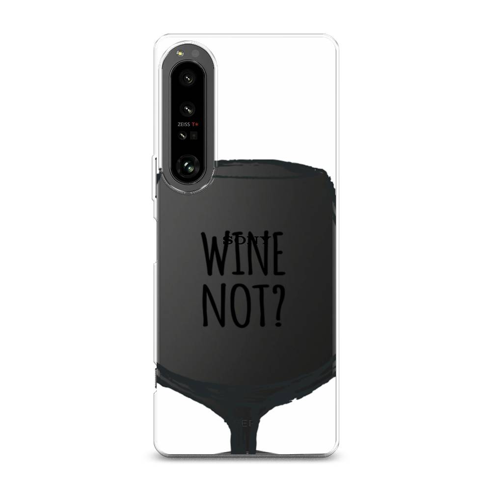 

Чехол на Sony Xperia 1 IV "Wine not white", Белый, 55150-6