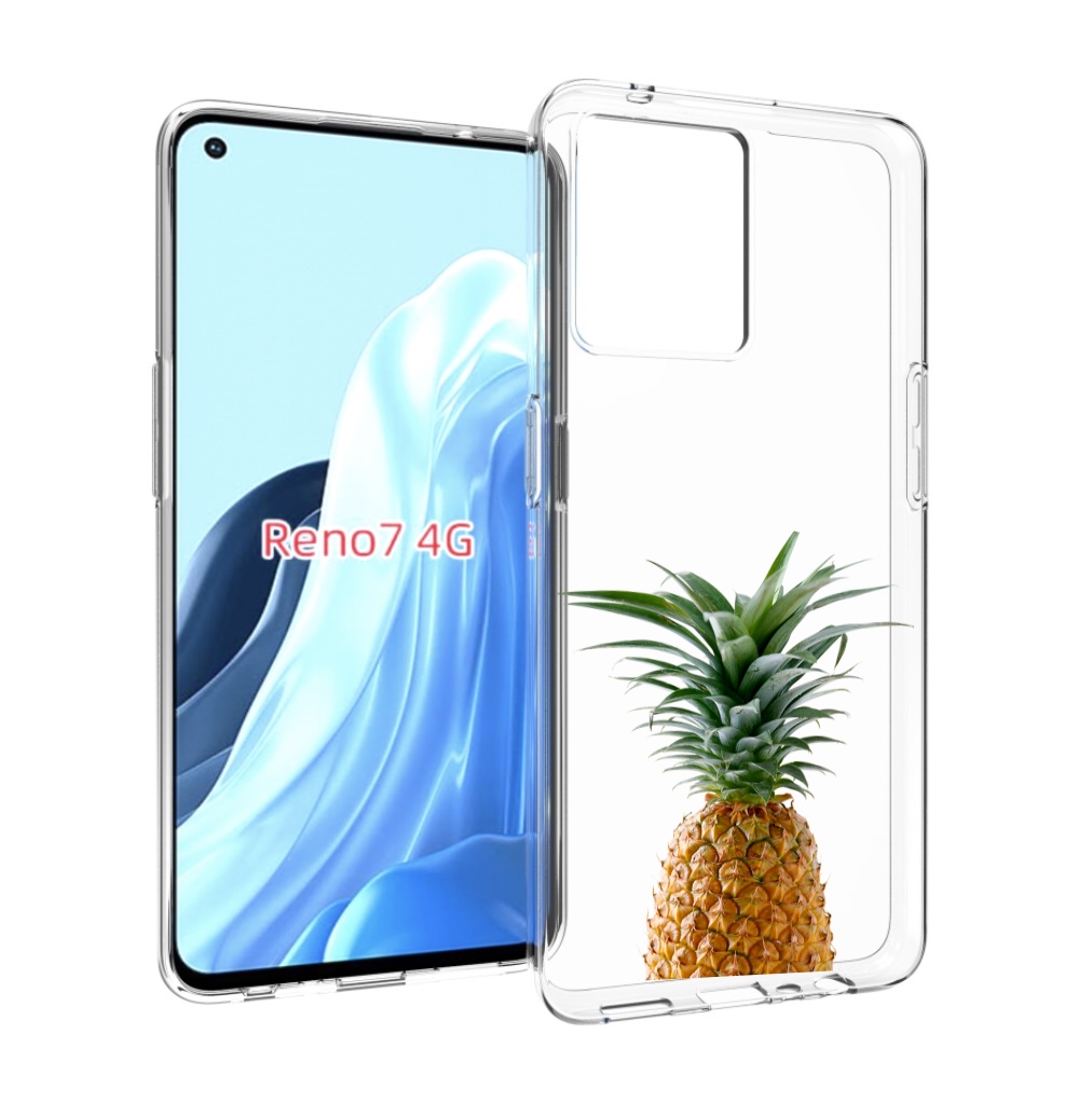 

Чехол MyPads ананас для OPPO RENO 7 4G, Прозрачный, Tocco