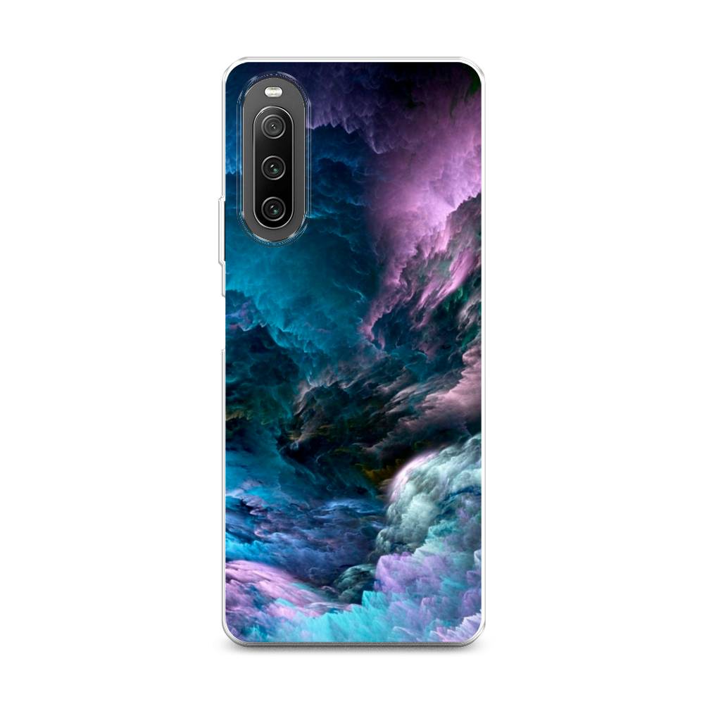 

Чехол на Sony Xperia 10 IV "Загадочное небо", Синий;фиолетовый, 55250-2
