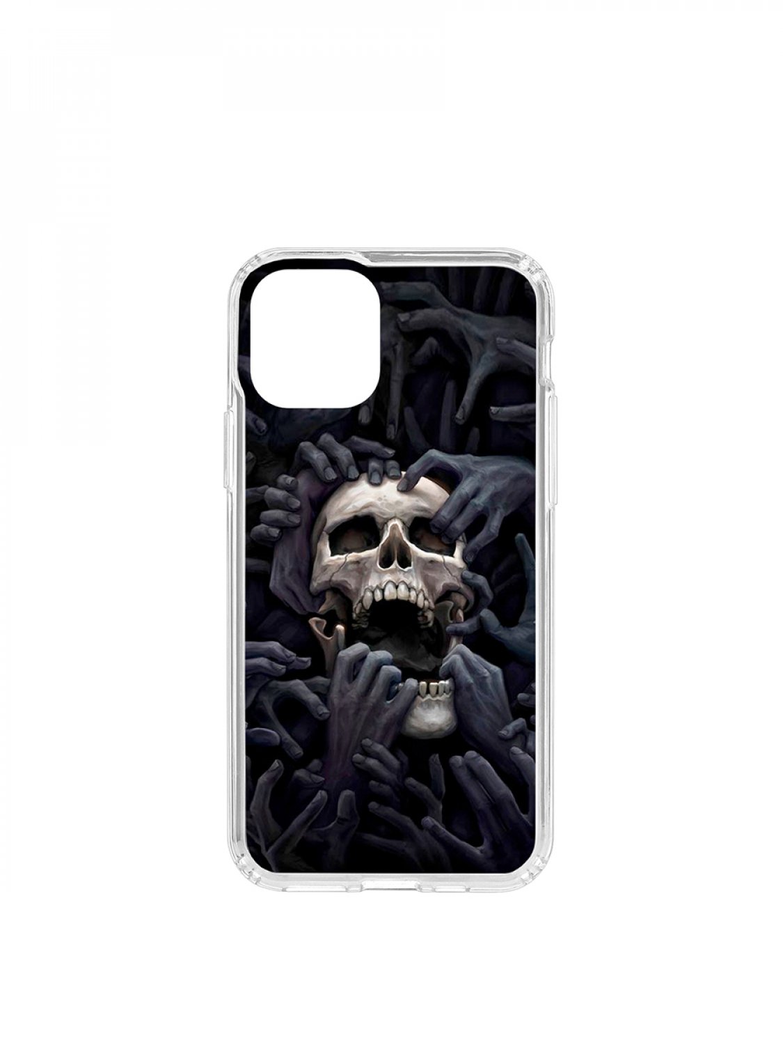 фото Чехол для iphone 11 pro kruche print skull hands кruче