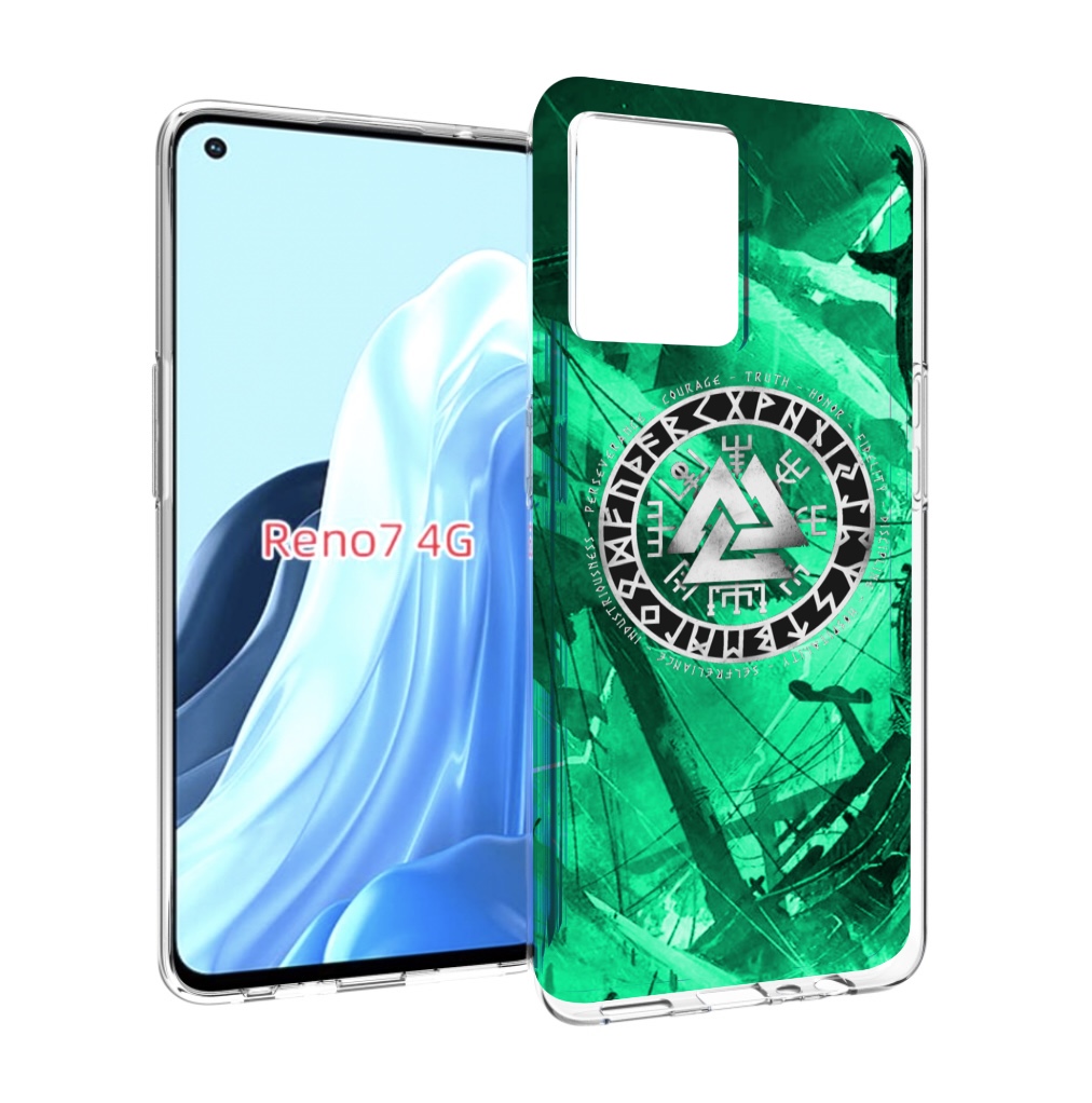 

Чехол MyPads ассасин-крид-2020-рагнарек мужской для OPPO RENO 7 4G, Прозрачный, Tocco