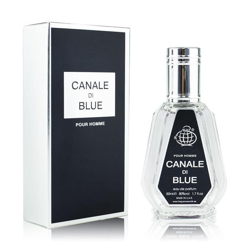 

Парфюмерная вода Fragrance World Canale di Blue 50 мл., Canale di Blue Man 50 мл
