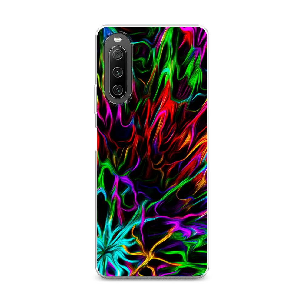 

Чехол на Sony Xperia 10 IV "Разноцветные разводы", Голубой;зеленый;оранжевый, 55250-3