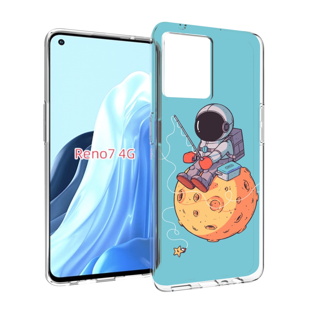 

Чехол MyPads астронавт ловит звезду для OPPO RENO 7 4G, Прозрачный, Tocco