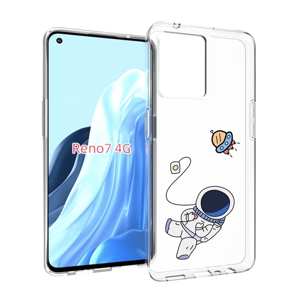 

Чехол MyPads астронавт для OPPO RENO 7 4G, Прозрачный, Tocco