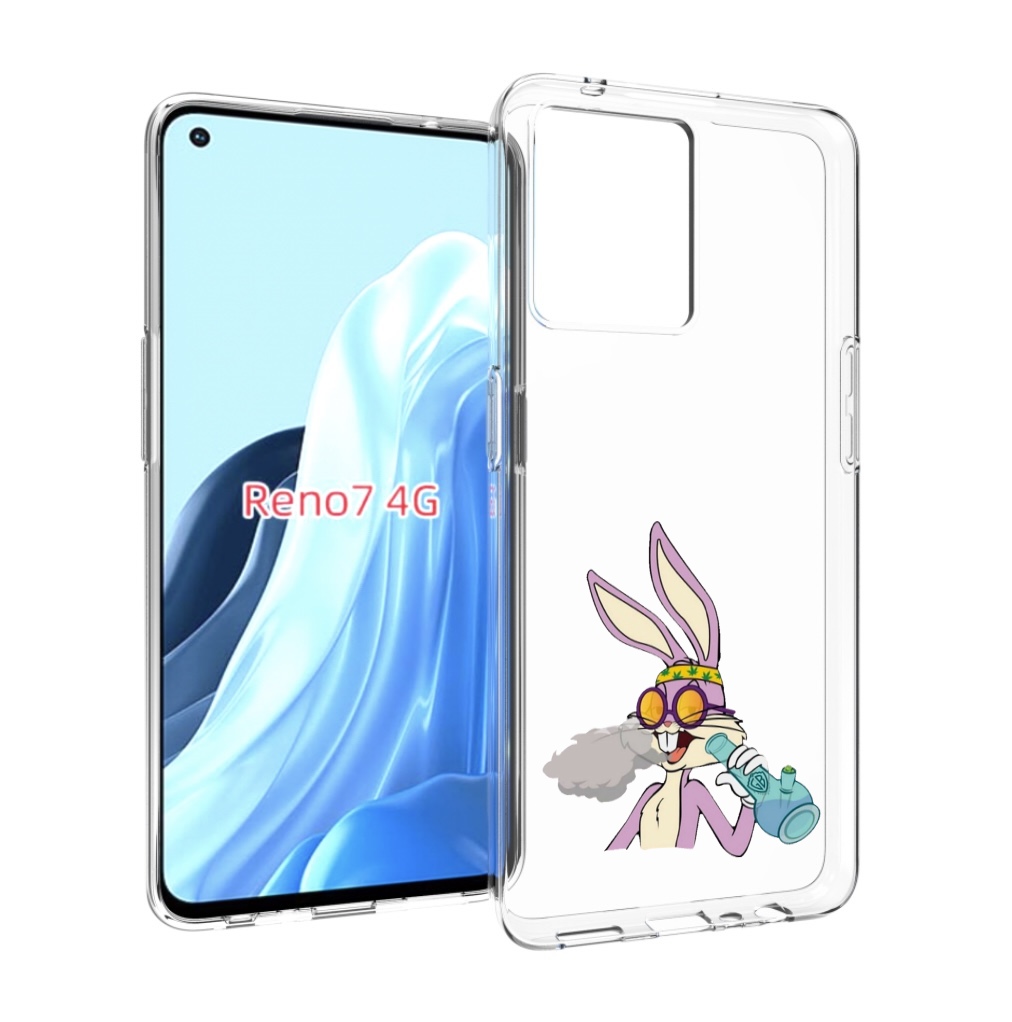 

Чехол MyPads бакс-банни-любитель-подымить для OPPO RENO 7 4G, Прозрачный, Tocco