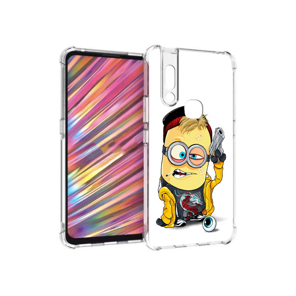 

Чехол MyPads Tocco для Vivo V15 миньон бандит (PT127905.397.475), Прозрачный, Tocco