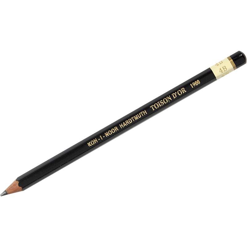 

Карандаши чернографитные KOH-I-NOOR "Toison D`or 1900" 4B, арт. 321823 - (12 шт.)