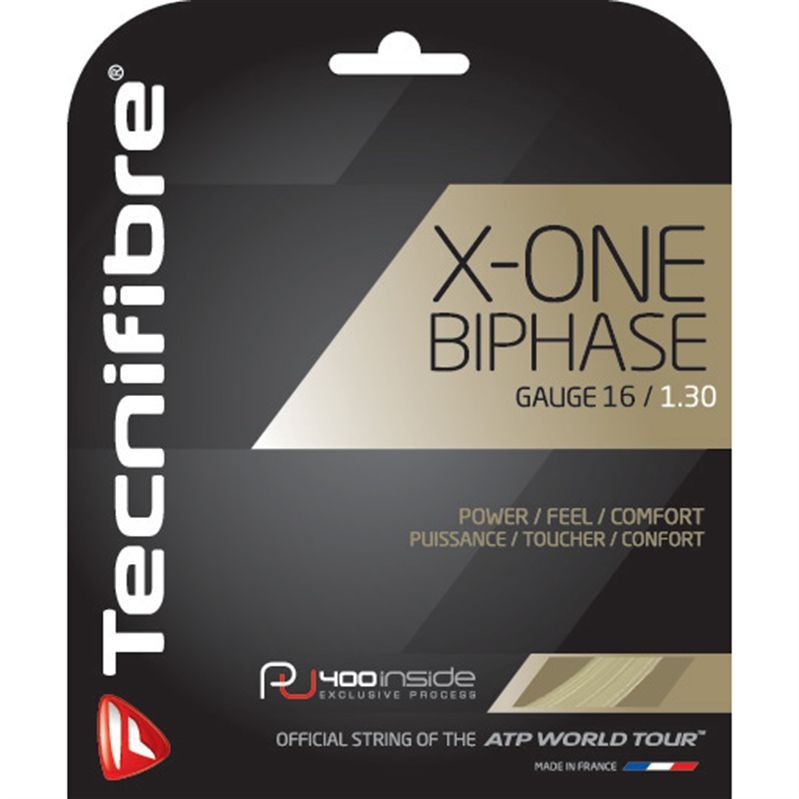

Струна для тенниса Tecnifibre 12m X-One Biphase, Natural, 1.30, 12m X-One Biphase
