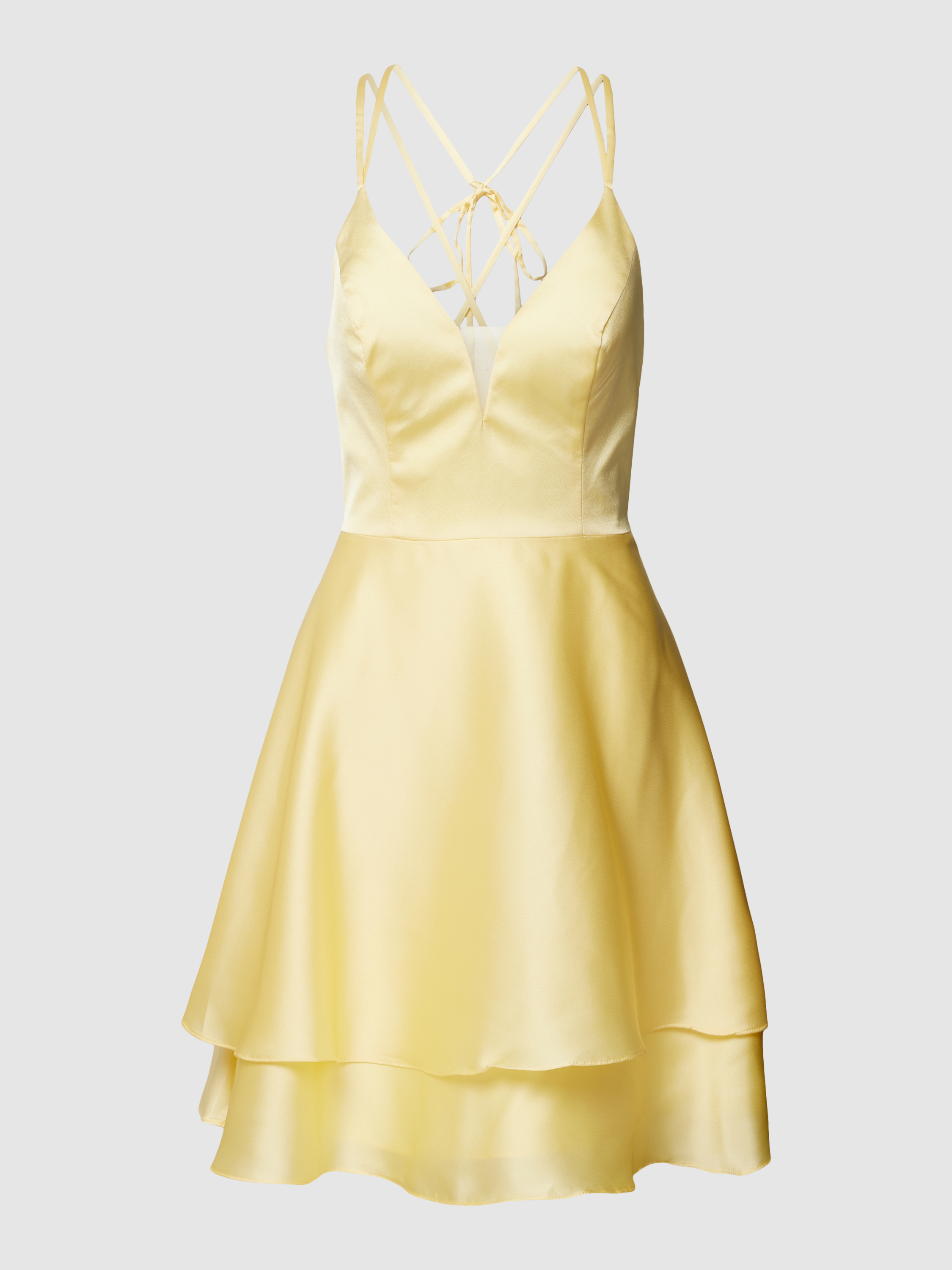 Платье женское Luxuar 1783156 желтое 34 (доставка из-за рубежа)