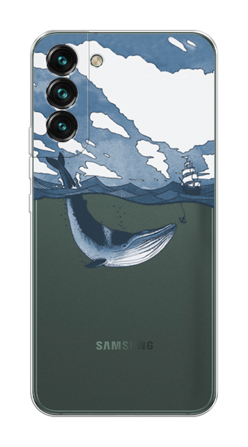 

Чехол на Samsung Galaxy S22 "Большой кит", Синий, 2103850-1