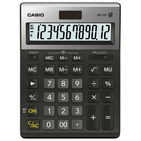 Калькулятор Casio GR-120-W-EP