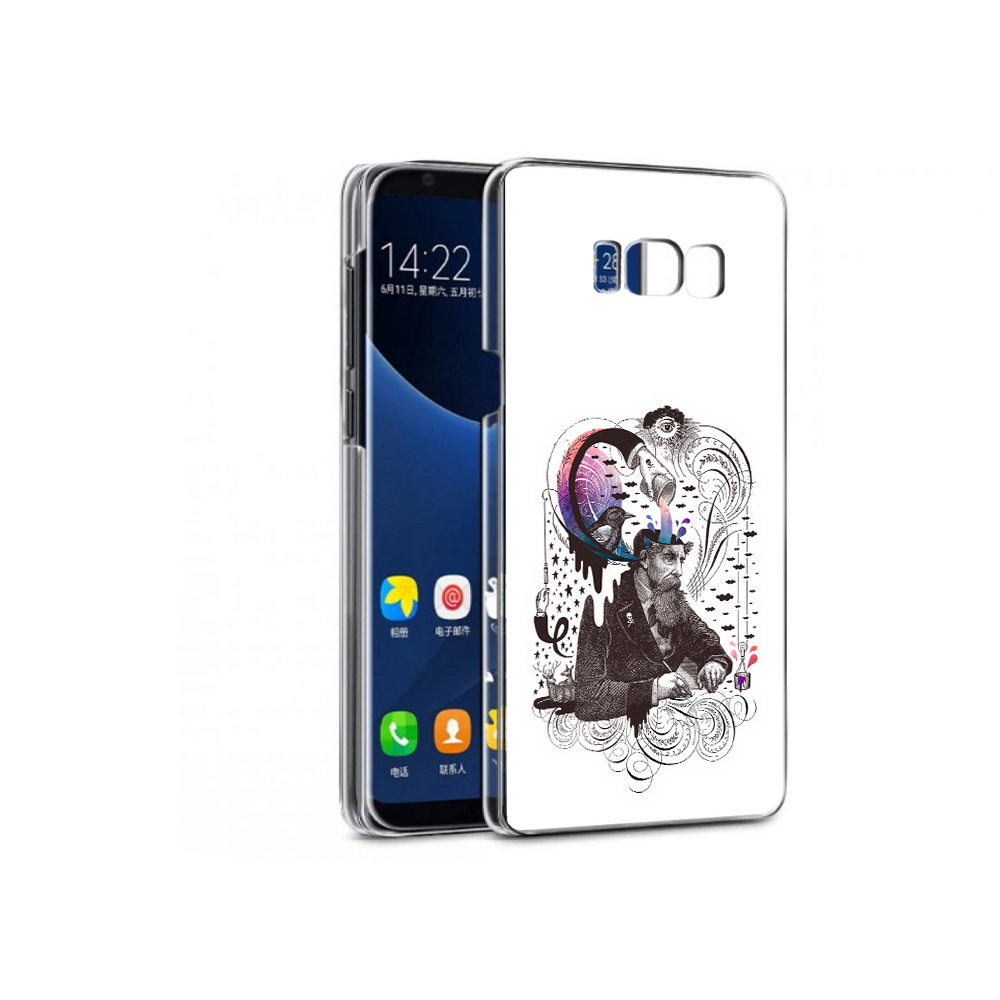 

Чехол MyPads Tocco для Samsung Galaxy S7 абстракция думающий мужчина (PT40116.513.210), Прозрачный, Tocco