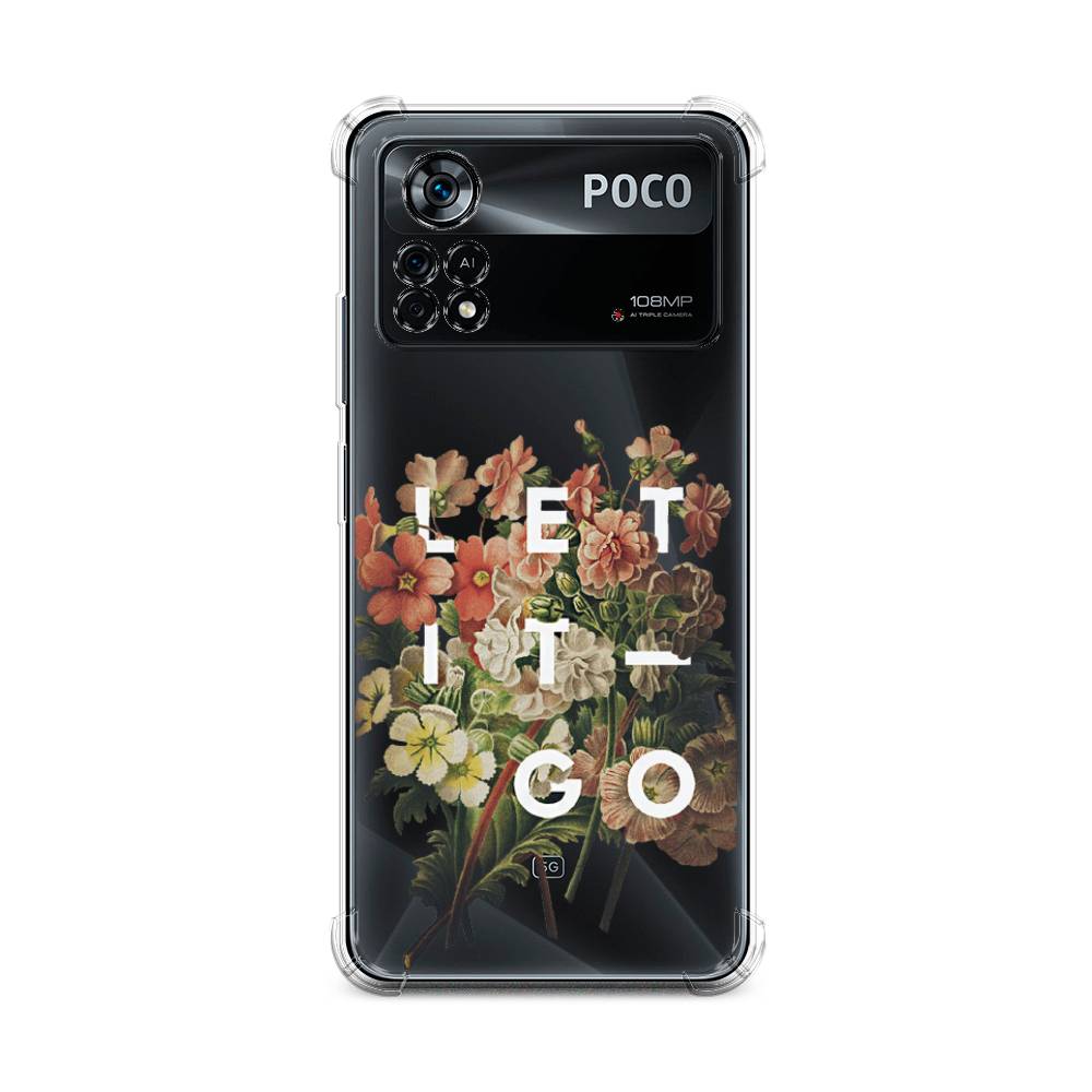 

Чехол Awog на Poco X4 Pro 5G / Сяоми Поко X4 Про 5G "Let it Go", Зеленый