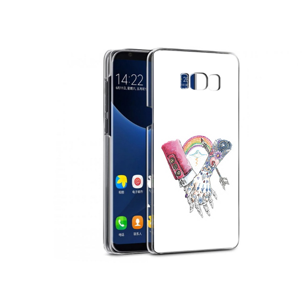 

Чехол MyPads Tocco для Samsung Galaxy S7 абстракция руки в татуировках (PT40116.513.212), Прозрачный, Tocco